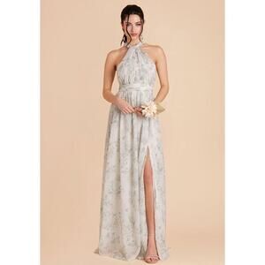 Birdy Grey Grace Chiffon Dress in Sage Spring Garden Size Medium